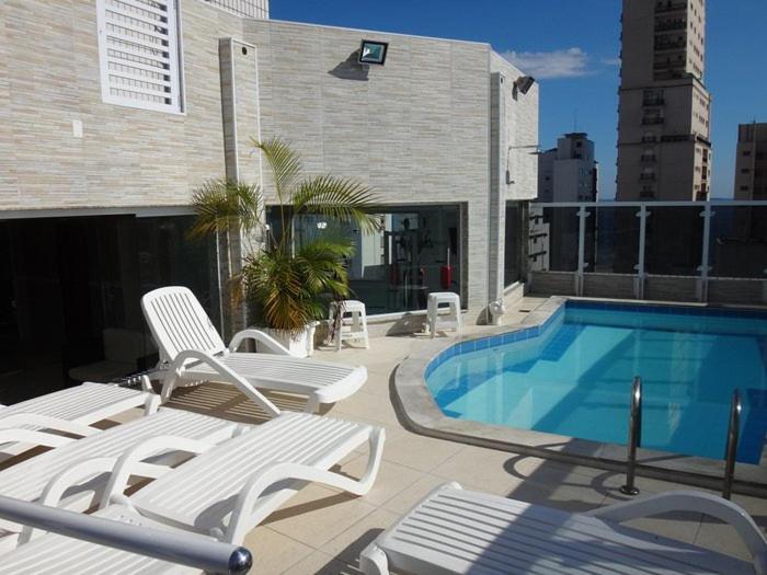 Atlantico Flat Gonzaga Aparthotel Santos  Exterior photo