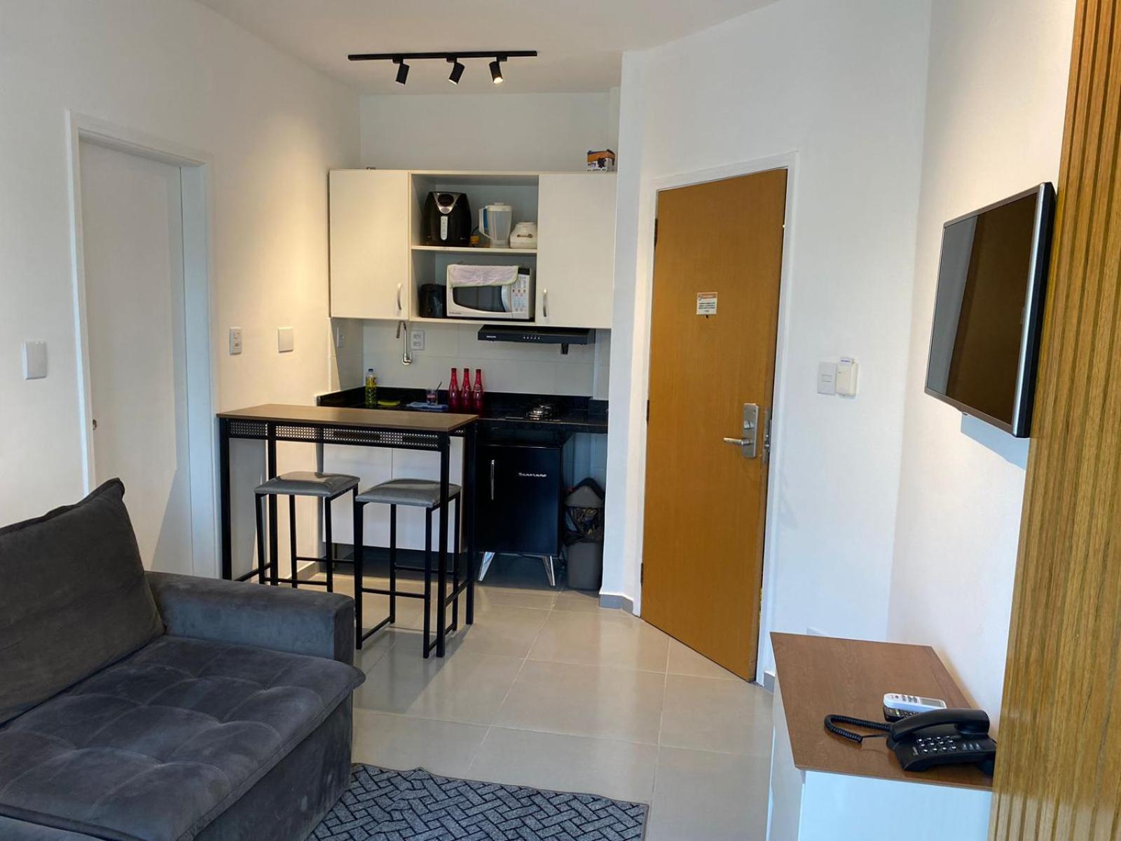 Atlantico Flat Gonzaga Aparthotel Santos  Exterior photo